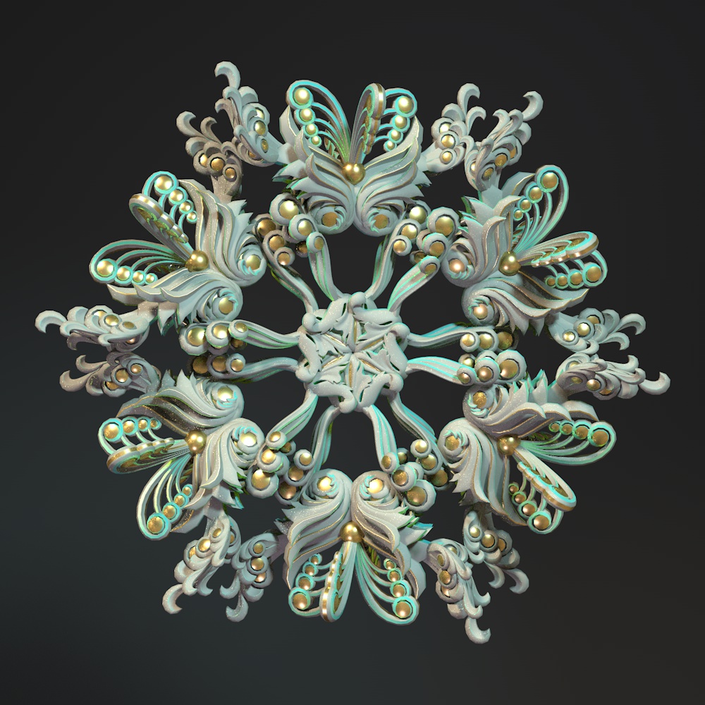 NeoBaroque Snowflakes banner